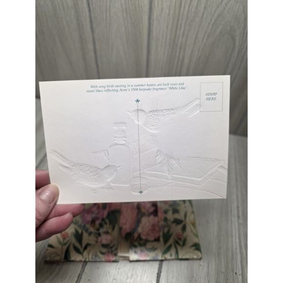 Vtg 1990 Avon Thinking Of You Bird Flowers Post Cards And Envelopes Beautiful - Picture 7 of 8